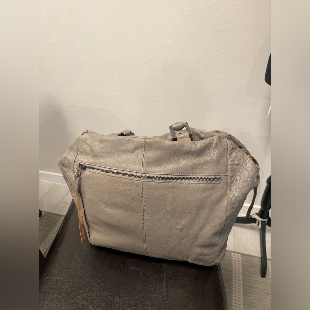 Y2K L.A.M.B Gwen stefani leather tassel satchel tote soft slouch bag - Picture 5 of 12